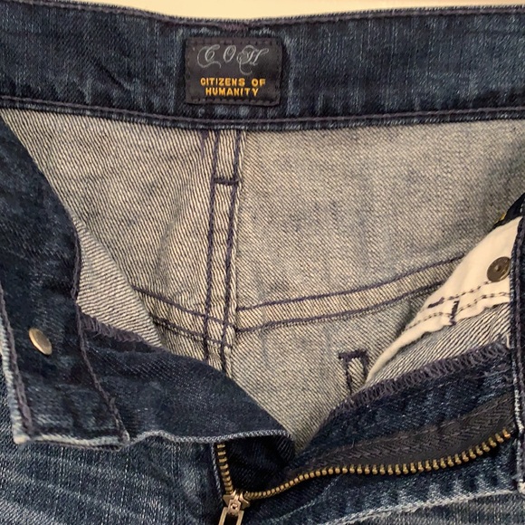 Citizens of Humanity Denim Jean shorts 27 - Picture 3 of 5